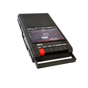 QFX RETRO-39 슈박스 테이프 레코더 USB 플레이어 - 알파앤오메가