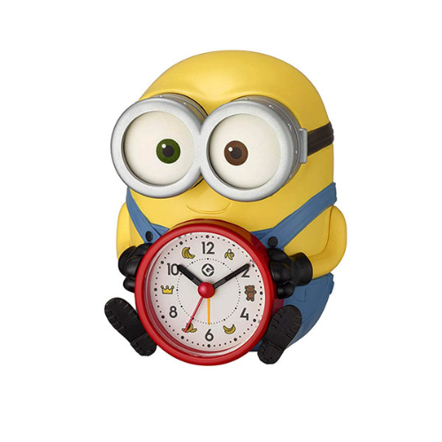 미니언즈 밥 말하는 시계 알람시계 탁상시계 - 알파앤오메가