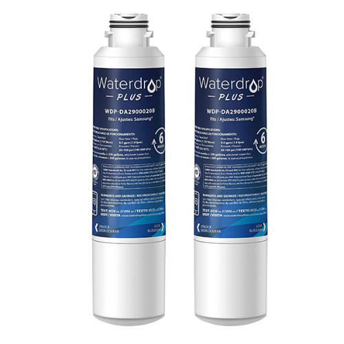 Waterdrop Plus DA29-00020B 냉장고 정수기 필터 2팩 - 알파앤오메가