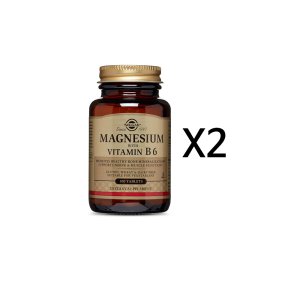 솔가 마그네슘 비타민 B6 100정 X 2병