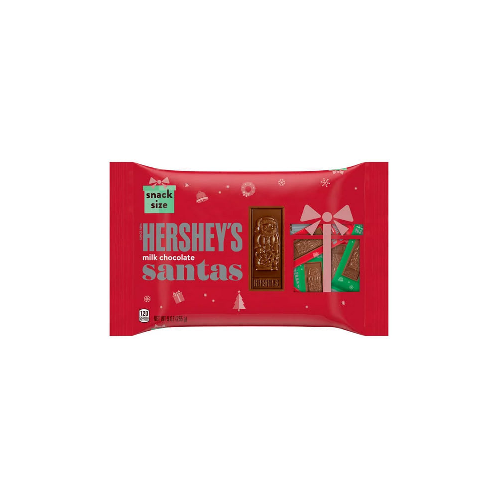 허쉬 크리스마스 산타 초콜릿 밀크초콜릿 20개입 255g - 알파앤오메가